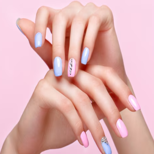 How can I make my short nails look longer and more elegant