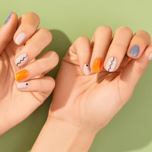 How can I make my short nails look stylish with nail art