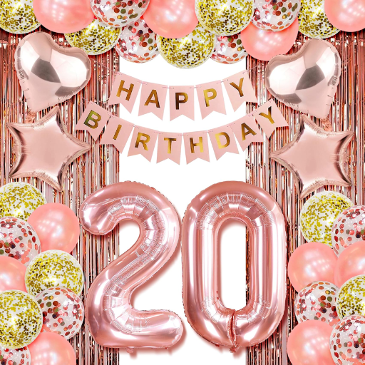 How do you create the perfect 20th birthday decorations