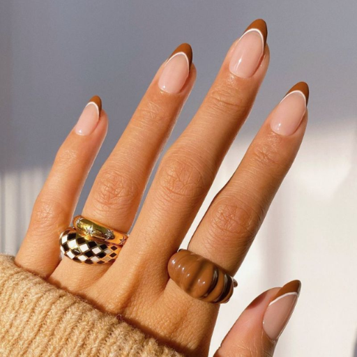 How do you maintain and care for your brown French tip nails