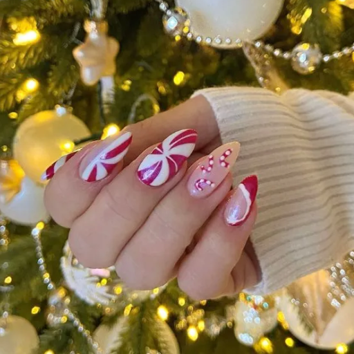 How to Incorporate Candy Cane Nails into Your Holiday Manicure Collection