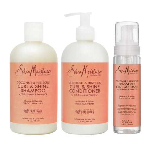 What are the expert-recommended shampoo and conditioner sets for curly hair
