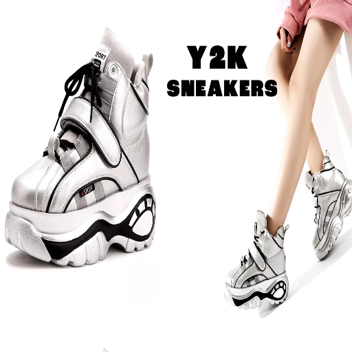 What are the key features of Y2K-inspired footwear