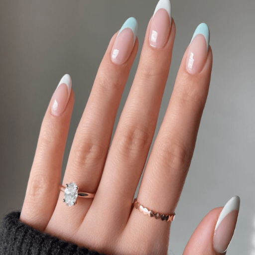 What are the most popular French tip designs for spring 2024