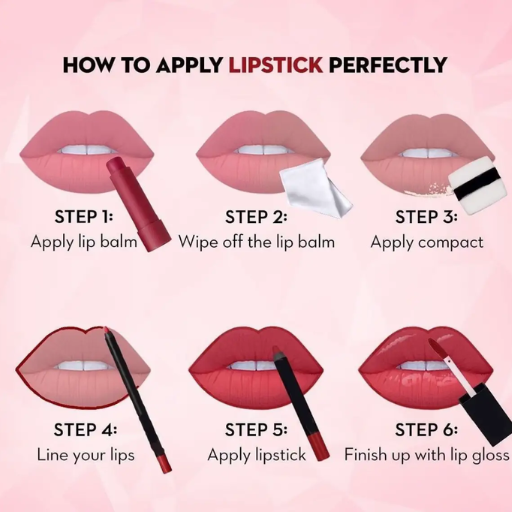 What are the top techniques for applying long-lasting lipstick