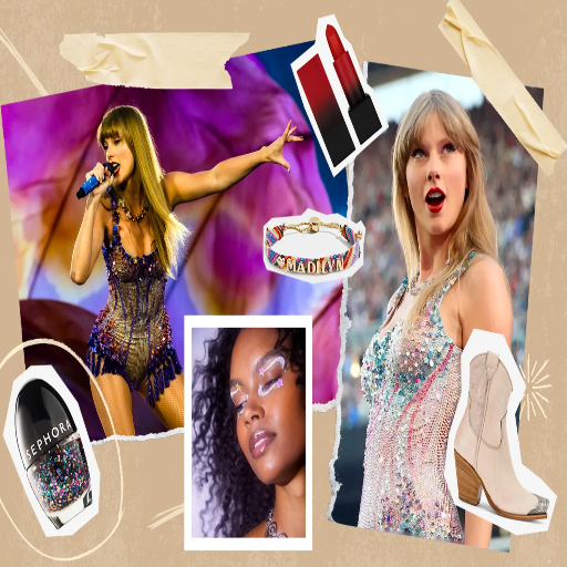 What hair accessories does Taylor Swift use during the Eras Tour