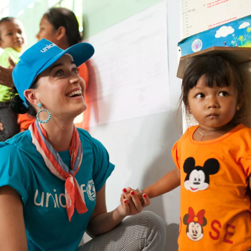 What philanthropic efforts is Katy Perry involved in