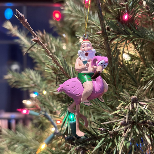 Where can I find funny Christmas ornaments to spice up my tree