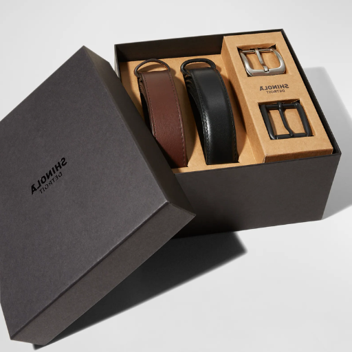What should I know about Shinola belt gift sets