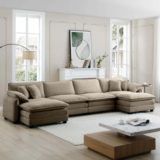 How do I choose the right corduroy sofa for my living space
