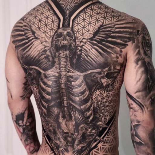 How much does a back tattoo typically cost