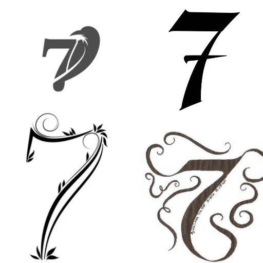 How can I incorporate the number 7 into existing tattoos_